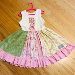 Elenor rose Easter bunny dress girls 5/6
